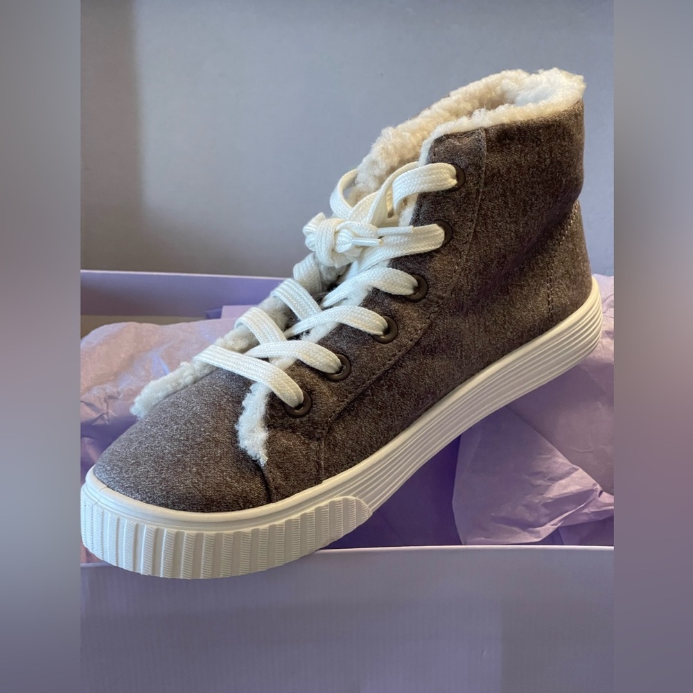 Madden Girl High-Top Sneakers with White Accents